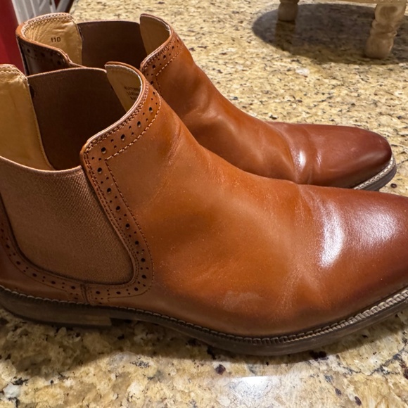 Joseph Abboud Mens' Leather Boot - Picture 2 of 5